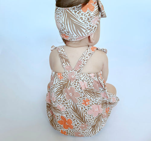 Bubble romper + Bow set - Lokomoko collab